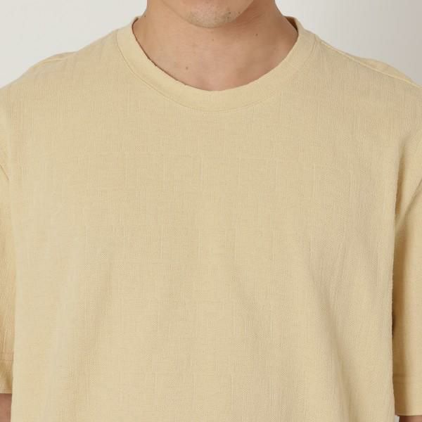 フェンディ Tシャツ メンズ FY0936 AN1T F0PKL ベージュ サイズM フェンディ FENDI Tシャツ トップス FFロゴ ベージュ メンズ