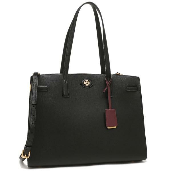 トリーバーチ ハンドバッグ ロビンソン ブラック レディース TORY BURCH 143193 001 A4対応