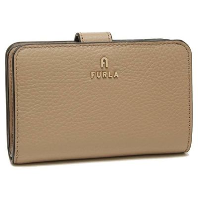 フルラ 二つ折り財布 カメリア Mサイズ グレー レディース FURLA