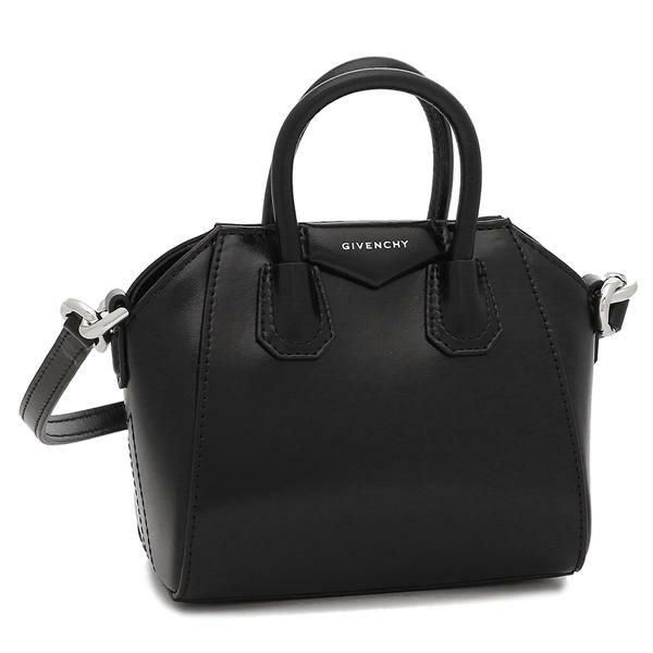 ジバンシィ ハンドバッグ ショルダーバッグ レザーボックス アンティゴナ マイクロバッグ ブラック レディース GIVENCHY BB60K4B00D 001