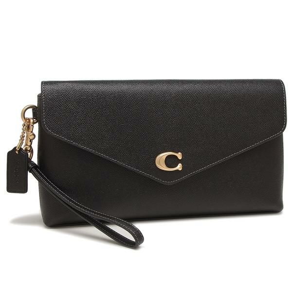 コーチ クラッチバッグ ウィン ブラック レディース COACH CC487 B4BK コーチ クラッチバッグ ウィン ブラック レディース COACH CC487 B4BK