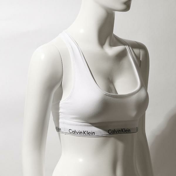 カルバンクライン ブラジャー ブラレット モダン コットン ホワイト レディース CALVIN KLEIN F3785 100