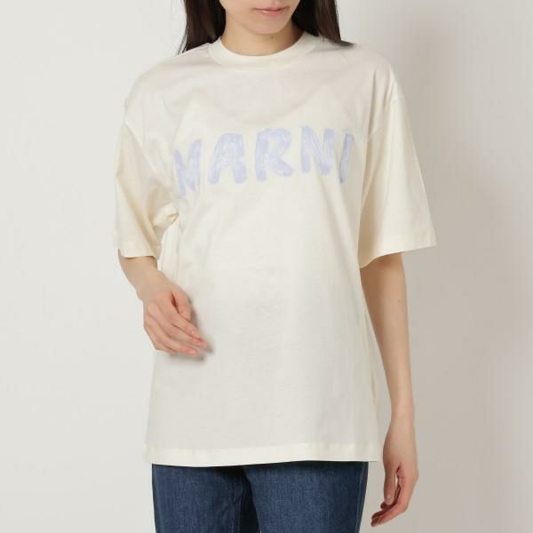 マルニ Tシャツ 半袖Tシャツ トップス ホワイト レディース MARNI THJET49EPH USCS11 LOW10 38(約S) マルニ Tシャツ 半袖Tシャツ トップス ホワイト レディース MARNI THJET49EPH USCS11 LOW10 38(約S)