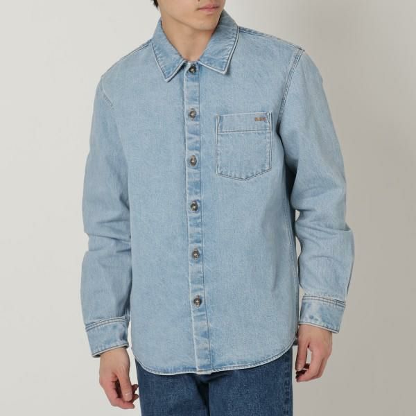 アーペーセー シャツ 長袖シャツ デニムシャツ ブルー メンズ APC H02837 COGEJ IAB L アーペーセー シャツ 長袖シャツ デニムシャツ ブルー メンズ APC H02837 COGEJ IAB L