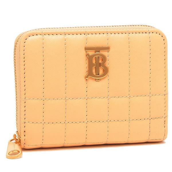 バーバリー 二つ折り財布 ローラ ジップウォレット ベージュ レディース BURBERRY 8070451 B6526