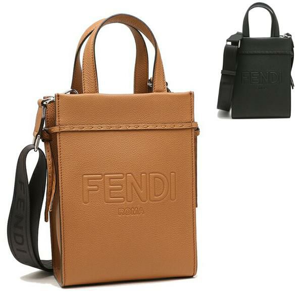 フェンディ ハンドバッグ ショルダーバッグ ゴートゥショッパー Sサイズ スモール レディース FENDI 7VA584 AMAC (1)SADLER(F0CGB) ブラウン