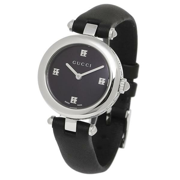 グッチ 時計 GUCCI YA141506 ディアマンティッシマ レディース腕時計 ウォッチ シルバー/ブラック 詳細画像