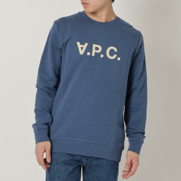 アーペーセー スウェットシャツ トップス プルオーバー ネイビー メンズ APC COGFJ H27378 IAI S アーペーセー スウェットシャツ トップス プルオーバー ネイビー メンズ APC COGFJ H27378 IAI S