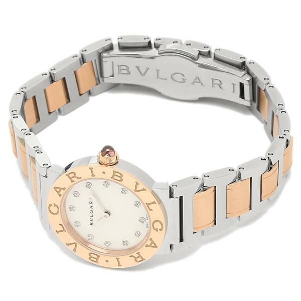 BVLGARI 腕時計 レディース ブルガリ BBL26WSPG 12 ホワイト ローズゴールド シルバー【お取り寄せ商品】 詳細画像