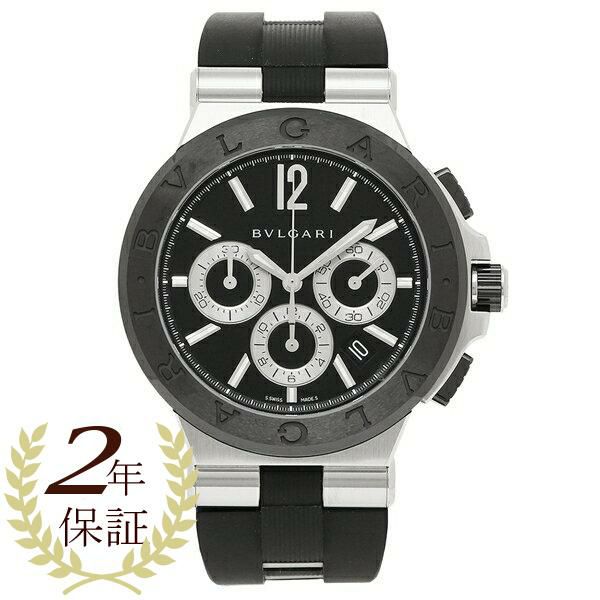 BVLGARI 腕時計 メンズ ブルガリ DG42BSCVDCH ブラック シルバー【お取り寄せ商品】