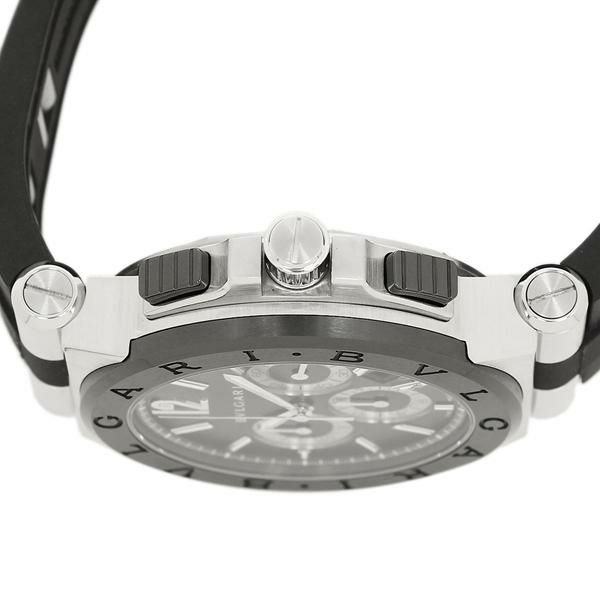 BVLGARI 腕時計 メンズ ブルガリ DG42BSCVDCH ブラック シルバー【お取り寄せ商品】 詳細画像