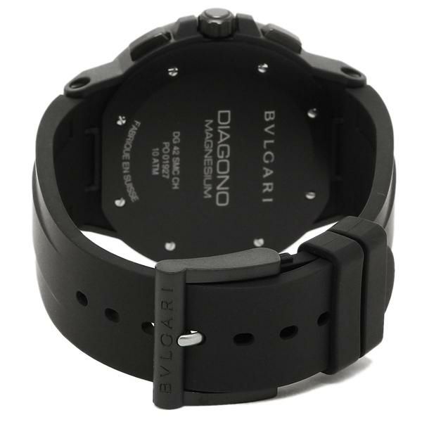 BVLGARI 腕時計 メンズ ブルガリ DG42BSMCVDCH ブラック 詳細画像