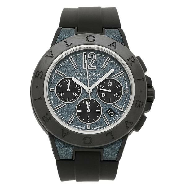 BVLGARI 腕時計 メンズ ブルガリ DG42C3SMCVDCH ブルー ブラック