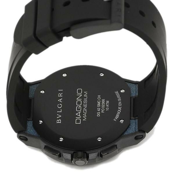 BVLGARI 腕時計 メンズ ブルガリ DG42C3SMCVDCH ブルー ブラック 詳細画像