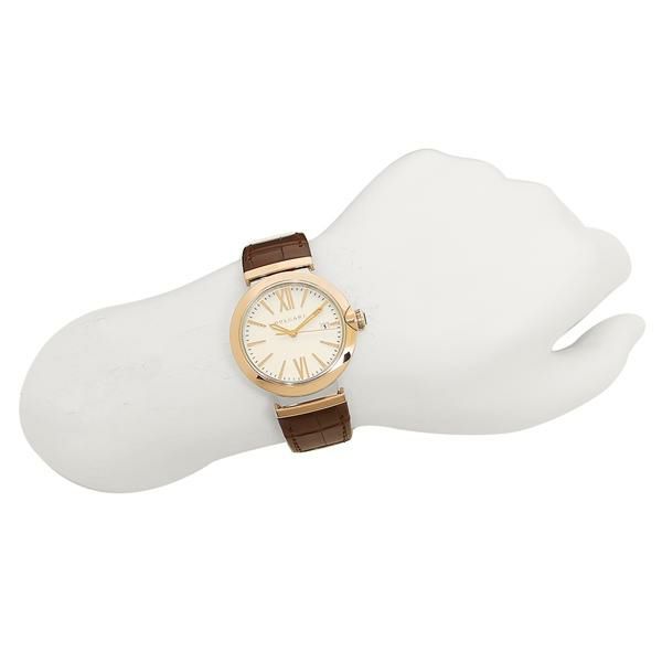 BVLGARI 腕時計 メンズ ブルガリ LU40C6SPGLD シルバー ローズゴールド ブラウン 詳細画像