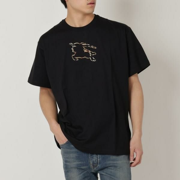 バーバリー Tシャツ カットソー ブラック メンズ BURBERRY 8070681 A1189 M バーバリー Tシャツ カットソー ブラック メンズ BURBERRY 8070681 A1189 M