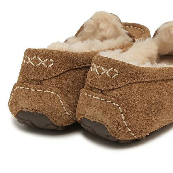 もも様■UGG アグ アンスレー モカシン ムートン ボア スリッポン 24cm UGG アンスレー アグ モカシン レディース ANSLEY ムートン スリッポン