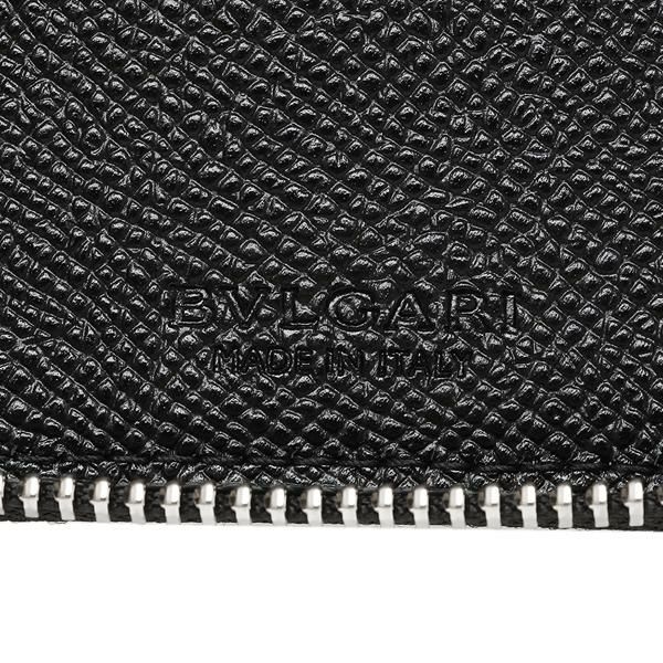 ブルガリ 長財布 レディース BVLGARI 36710 BULGARI BULGARI ラウンドファスナー ブラック 詳細画像