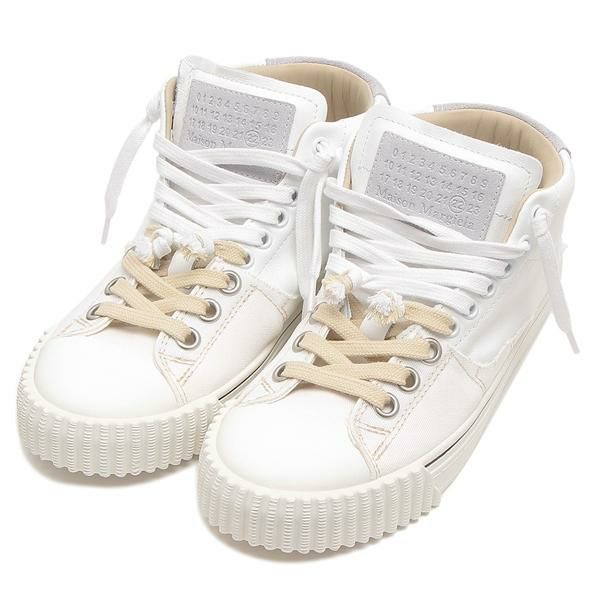 メゾンマルジェラ スニーカー ニューエボリューション ホワイト レディース Maison Margiela S58WS0235 P5063 H8548 37(約23cm)