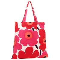 マリメッコ トートバッグ ピエニウニッコ A4対応 レッド レディース MARIMEKKO 067572 001