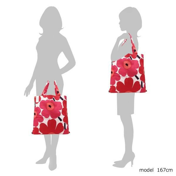 マリメッコ トートバッグ ピエニウニッコ A4対応 レッド レディース MARIMEKKO 067572 001 詳細画像