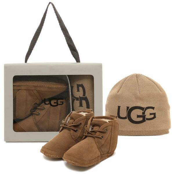 アグ ベビーシューズ ギフトセット ブラウン キッズ UGG 1104729I CHE 2/3(24-36months)