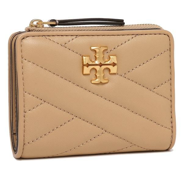 トリーバーチ 二つ折り財布 キラ ミニ財布 ベージュ レディース TORY BURCH 153121 250