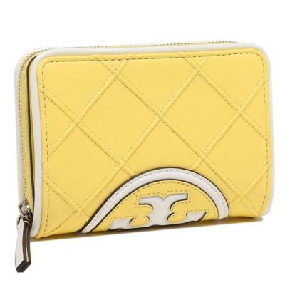 Tory Burch 148714 KIRA CHEVRON POP EDGE BI-FOLD Wallet Green