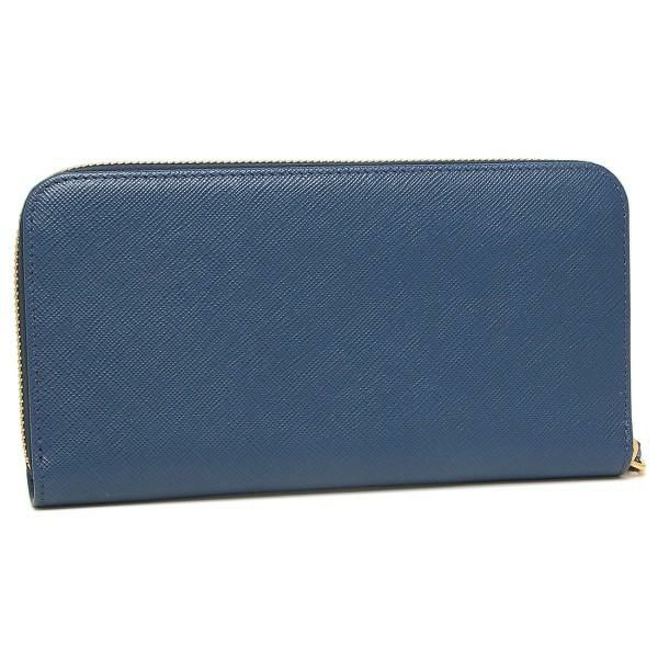 プラダ 財布 PRADA 1ML506 QHH F0016 SAFFIANO TRIANGOLO PORTAFOGLIO 長財布 BLUETTE ブルー 詳細画像
