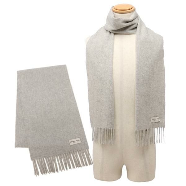 ジョンストンズ マフラー ホワイト マルチカラー メンズ レディース