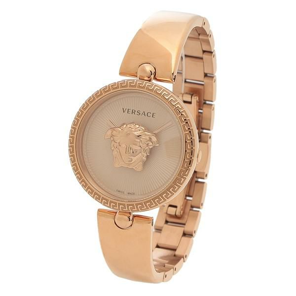 ヴェルサーチ 時計 クォーツ ピンク レディース VERSACE