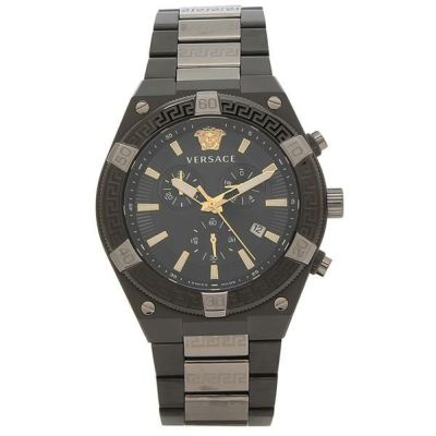 ヴェルサーチ 時計 クォーツ ブラック メンズ VERSACE VESO01022 ヴェルサーチ 時計 クォーツ ブラック メンズ VERSACE VESO01022