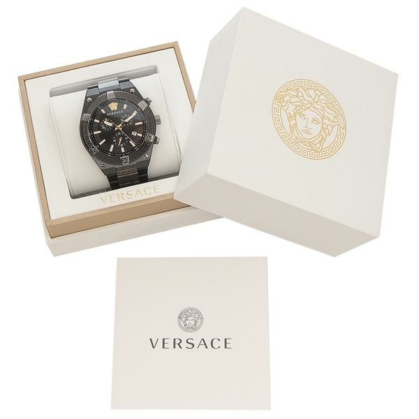 ヴェルサーチ 時計 クォーツ ブラック メンズ VERSACE VESO01022