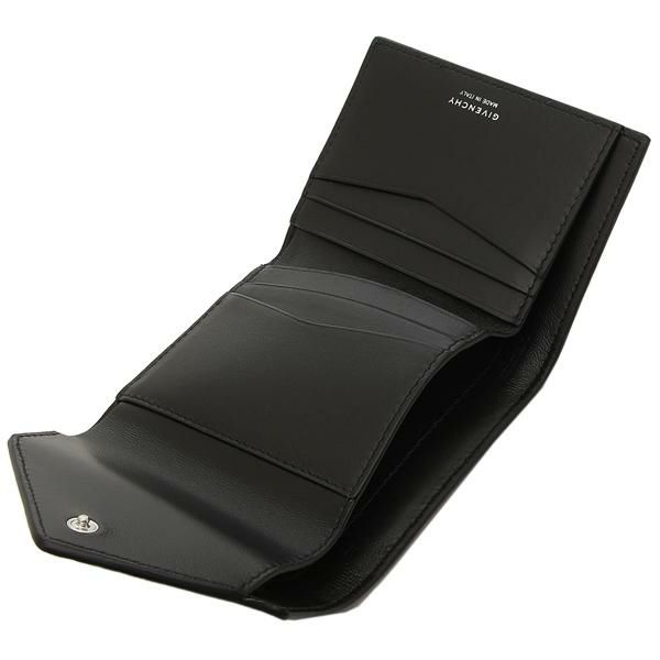 ジバンシィ 三つ折り財布 Gカット 4G ブラック レディース