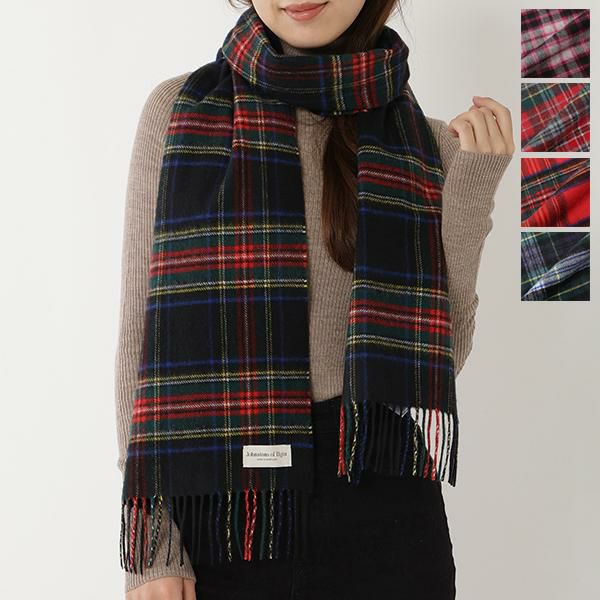 ジョンストンズ マフラー メンズ レディース JOHNSTONS OF ELGIN  