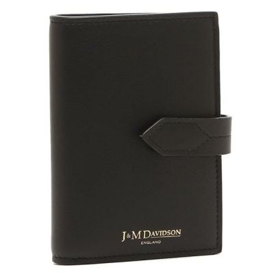 ジェイアンドエムデヴィッドソン 二つ折り財布 グレー レディース J&M