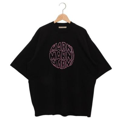 マルニ Tシャツ カットソー オーガニックコットン ブラック