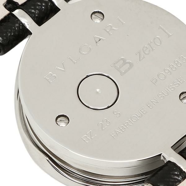 BVLGARI レディース 腕時計 ブルガリ BZ23BSL ホワイト ブラック シルバー 詳細画像