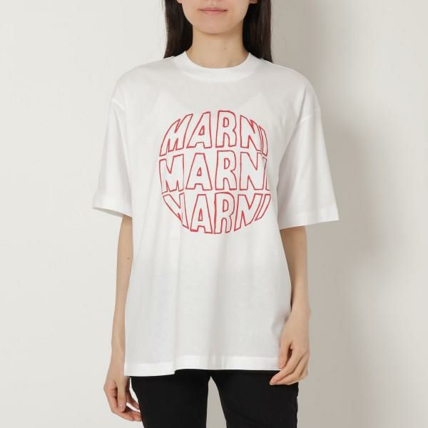 マルニ Tシャツ カットソー ホワイト レディース MARNI THJET49P02 USCV80 CLW01 40(約Mサイズ) マルニ Tシャツ カットソー ホワイト レディース MARNI THJET49P02 USCV80 CLW01 40(約Mサイズ)