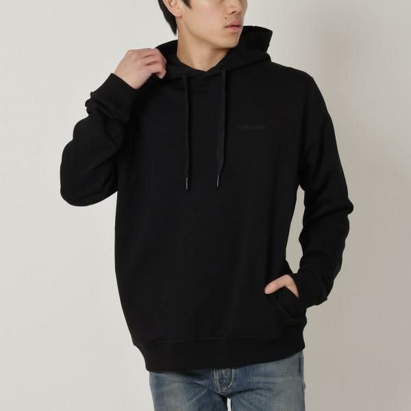 バーバリー パーカー フーディー マークス プルオーバー トップス ブラック メンズ BURBERRY 8072713 A1189 M バーバリー パーカー フーディー マークス プルオーバー トップス ブラック メンズ BURBERRY 8072713 A1189 M