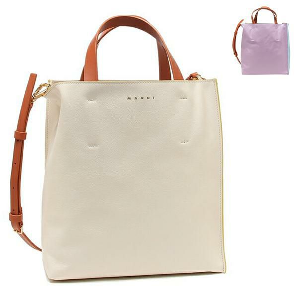 マルニ トートバッグ ショルダーバッグ ミュゼオ 2WAY マルチ レディース MARNI SHMP0018U1 P2644 Z636B (1)LIGHT LILA(Z636B) ピンク