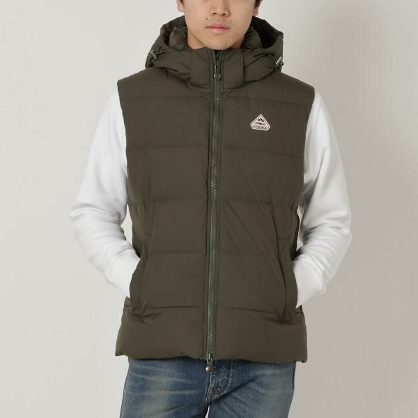 ピレネックス アウター ダウンジャケット コート スプートニック ミニ リブトップ ベスト カーキ メンズ PYRENEX HMS017 DEEP KHAKI ピレネックス アウター ダウンジャケット コート スプートニック ミニ リブトップ ベスト カーキ メンズ PYRENEX HMS017 DEEP KHAKI