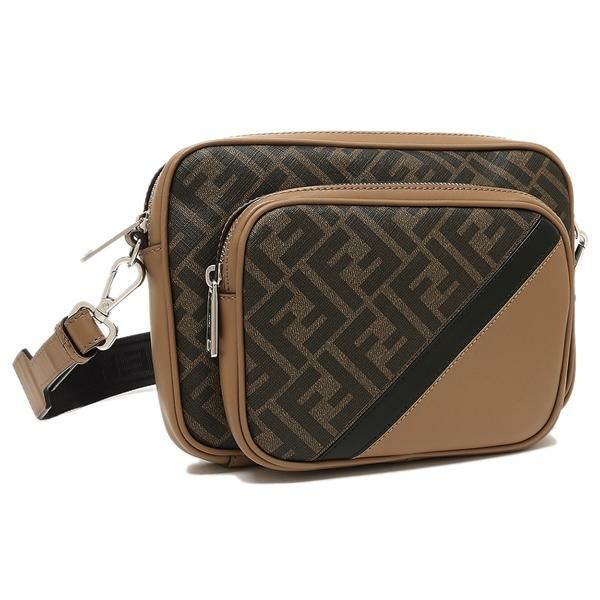 フェンディ ショルダーバッグ カメラケース ブラウン メンズ FENDI 7VA607 ALKA F1IKC マルチカラー フェンディ ショルダーバッグ カメラケース ブラウン メンズ FENDI 7VA607 ALKA F1IKC マルチカラー