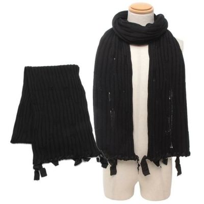 ポロラルフローレン マフラー ブラック メンズ レディース ユニ