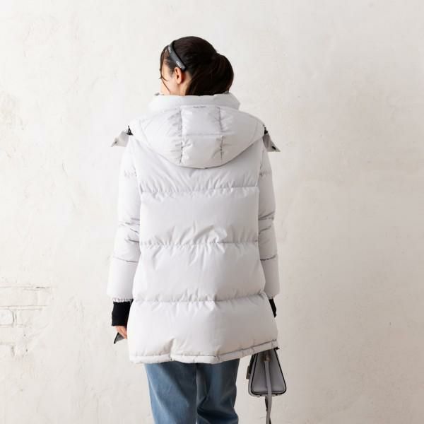 ヘルノ アウター ダウンジャケット コート ラミナー ホワイト