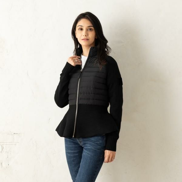 マッカージュ アウター ダウンジャケット コート ジョイ シェイプライン ブラック レディース MACKAGE JOY C0001 マッカージュ アウター ダウンジャケット コート ジョイ シェイプライン ブラック レディース MACKAGE JOY C0001