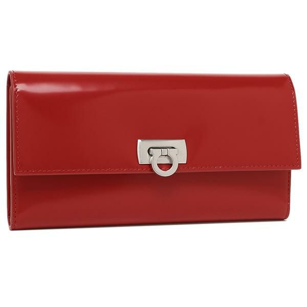 フェラガモ 長財布 ワンダ レッド レディース Salvatore Ferragamo 220433 RED