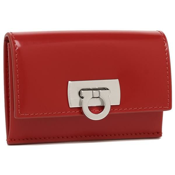 フェラガモ カードケース ワンダ レッド レディース Salvatore Ferragamo 220435 RED