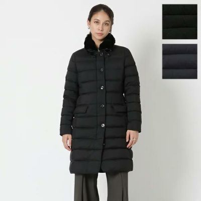 ヘルノ ダウンジャケット コート ケープ グレー レディース HERNO