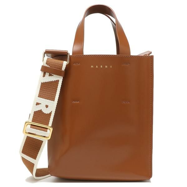 マルニ ハンドバッグ ショルダーバッグ ミュゼオ 2WAY ブラウン ブラウン レディース MARNI SHMP0039U1 LV639 00M66 マルニ ハンドバッグ ショルダーバッグ ミュゼオ 2WAY ブラウン ブラウン レディース MARNI SHMP0039U1 LV639 00M66